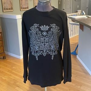 MECCA  Long seave waffle shirt